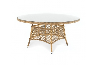 MR1001628 плетеный круглый стол, диаметр 150 см, цвет графит